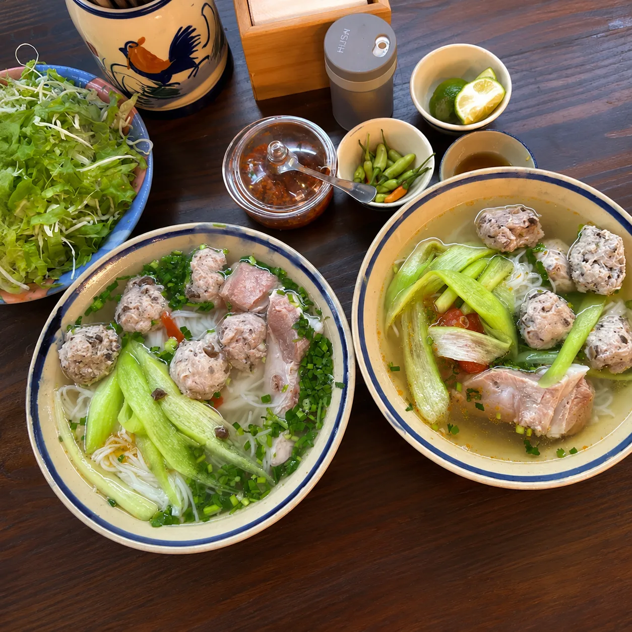 Bún mọc nhà của vân tại bảo lộc